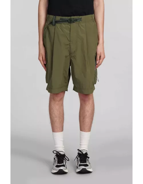 And Wander Shorts In Green Polyester