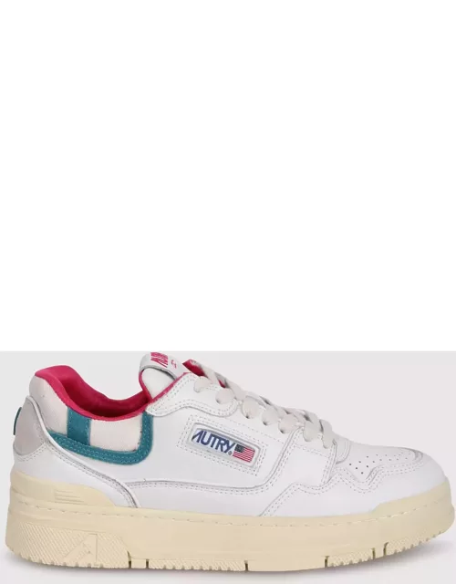 Autry Clc Low Sneakers In White Leather