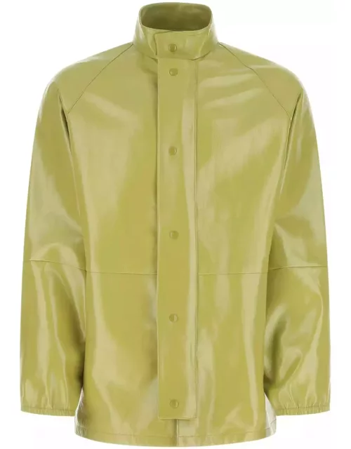 Prada Pistachio Green Nappa Leather Jacket