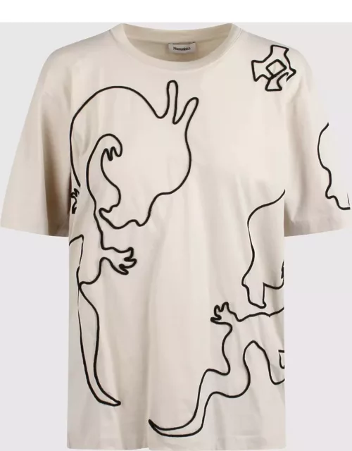 Nanushka Cotton T-shirt With Embroidery