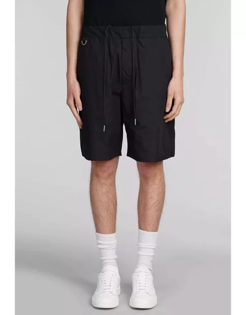 Low Brand Combo Shorts In Black Cotton