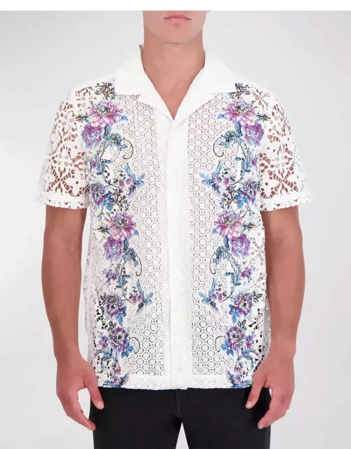 Men's Vine Vista Limited Edition Woven Short-Sleeve Shirt