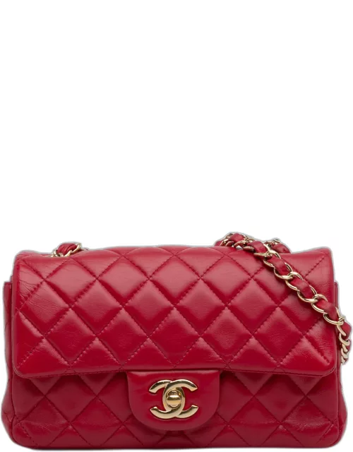 Chanel Mini Classic Lambskin Rectangular Single Flap Bag