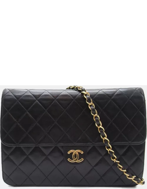 Chanel CC Quilted Lambskin Single Flap Bag