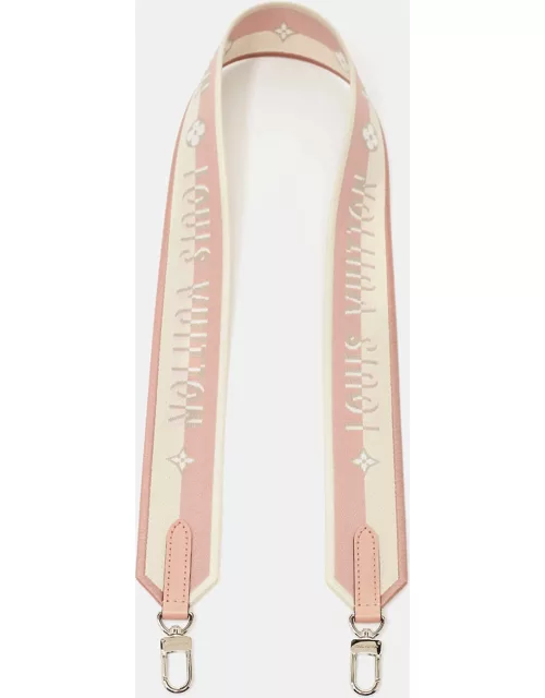 Louis Vuitton Pink Jacquard Canvas Shoulder Bag Strap
