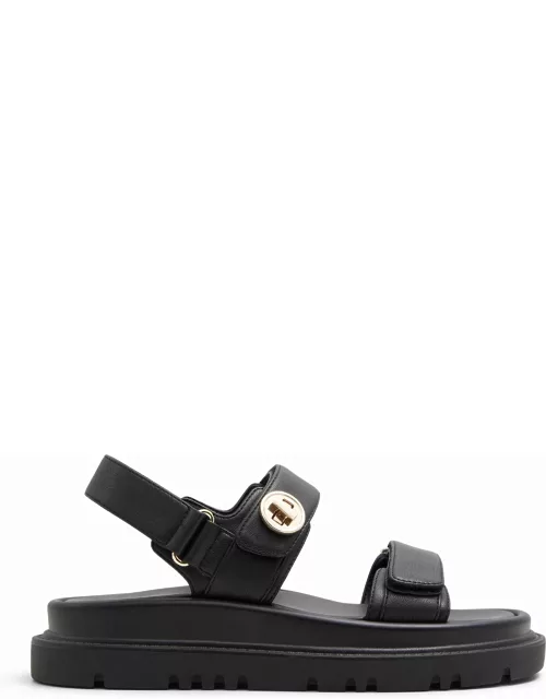 ALDO Linette - Women's Footbed Sandal Sandals - Black