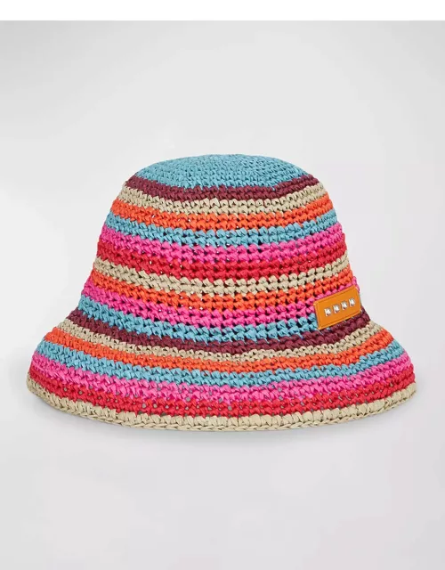 Multi-Color Woven Bucket Hat