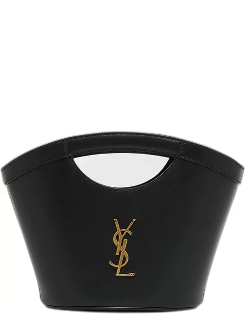 Mini YSL Top-Handle Bag in Leather