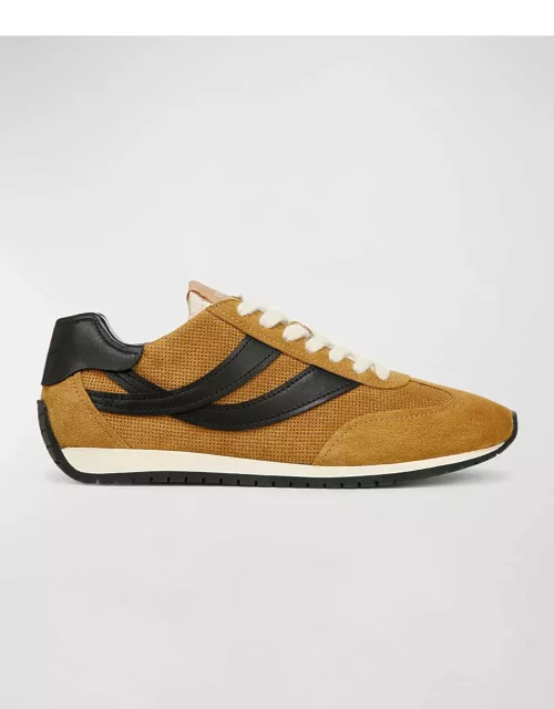 Oasis Mixed Leather Retro Sneaker