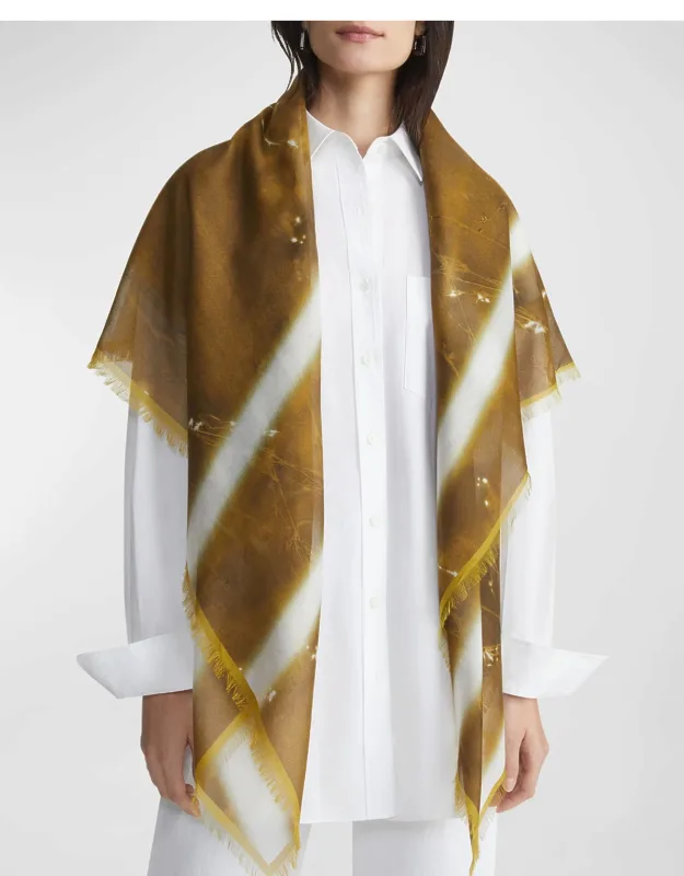 Wild Desert Cotton-Silk Scarf