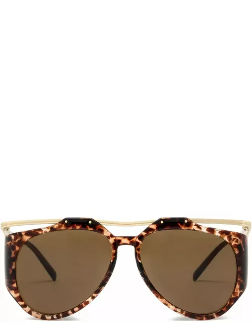 Saint Laurent Eyewear Sl M137 Havana Sunglasse