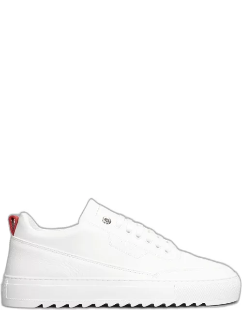 Mason Garments Torino Sneakers In White Leather