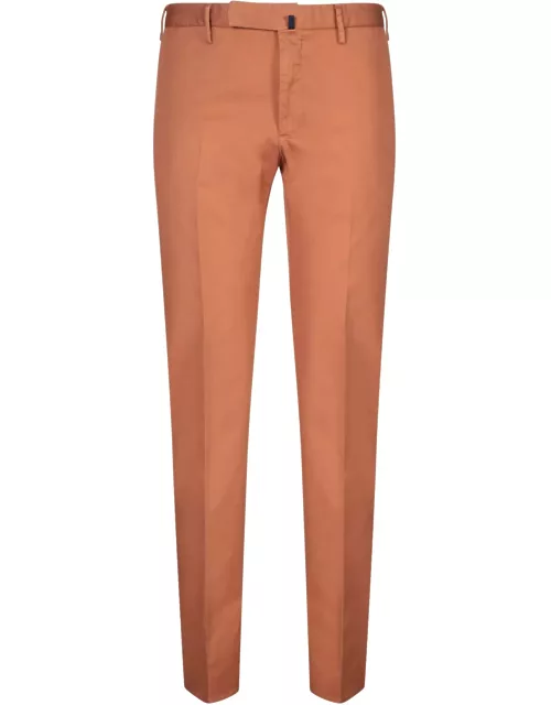 Incotex Slim Fit Trousers In Brown