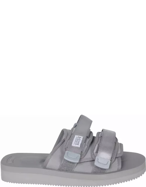 Suicoke Moto Cab Sandals In Grey