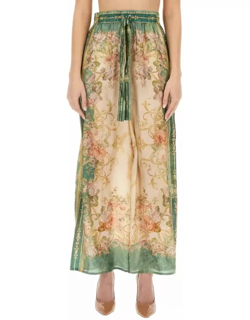 Zimmermann Pants With Floral Print
