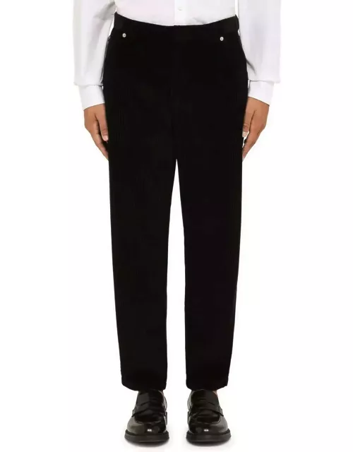 Prada Black Cropped Cotton Trouser