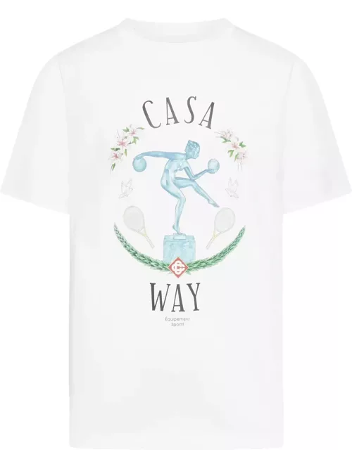 Casablanca Statue En Marbre Printed T-shirt