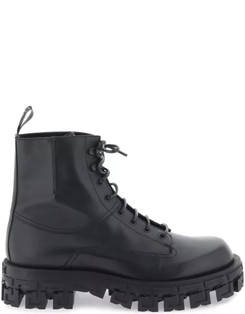 Versace greca Portico Combat Boot