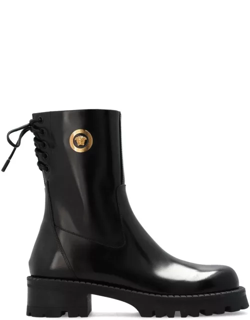 Versace Biker Medusa-plaque Ankle Boot