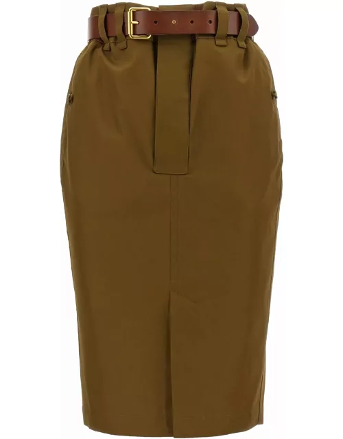 Saint Laurent saharienne Skirt