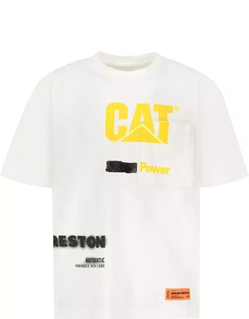 Heron Preston X Cat Printed Cotton T-shirt