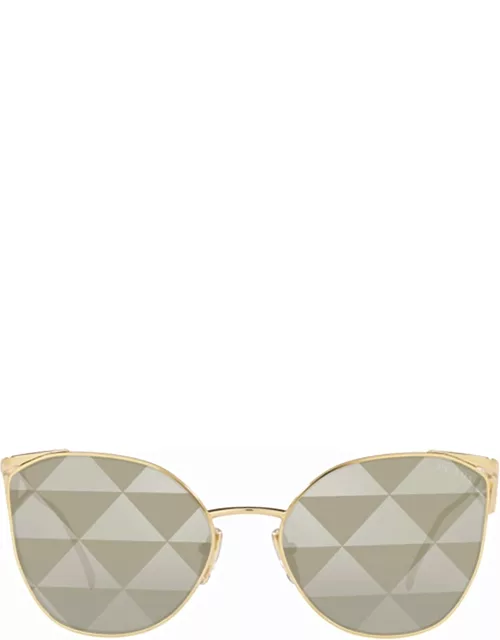 Prada Eyewear Pr 50zs Pale Gold Sunglasse