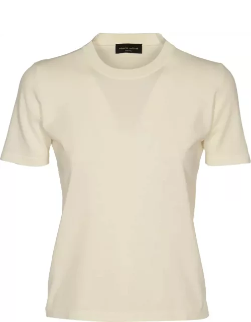 Roberto Collina Round Neck Slim Plain T-shirt