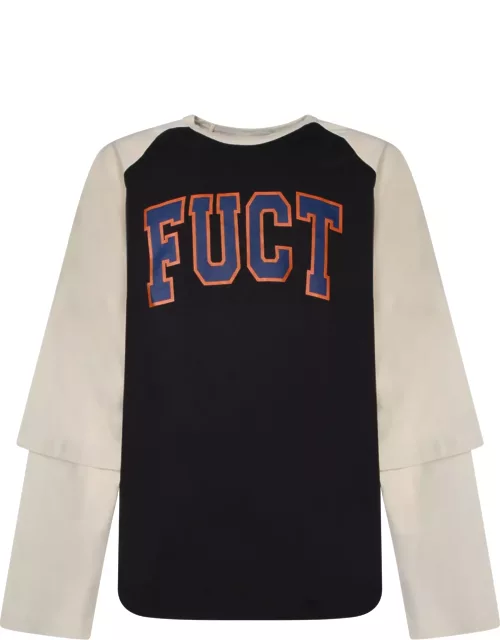 Fuct Double-sleeve Baseball Black T-shirt