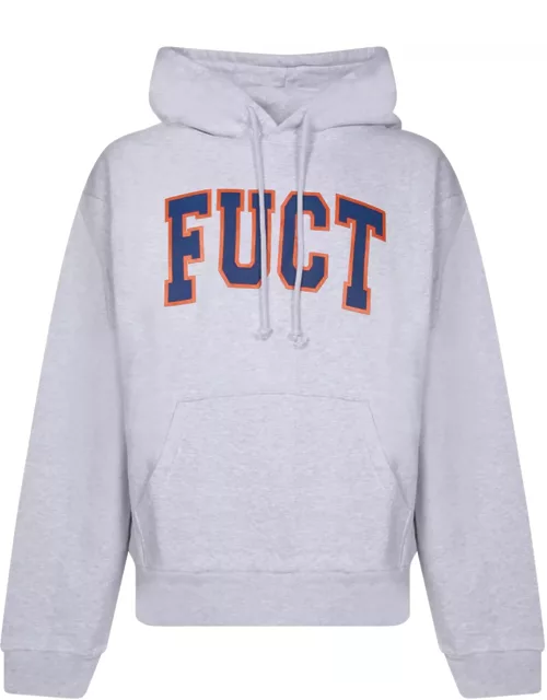 Fuct Logo Grey Hoodie