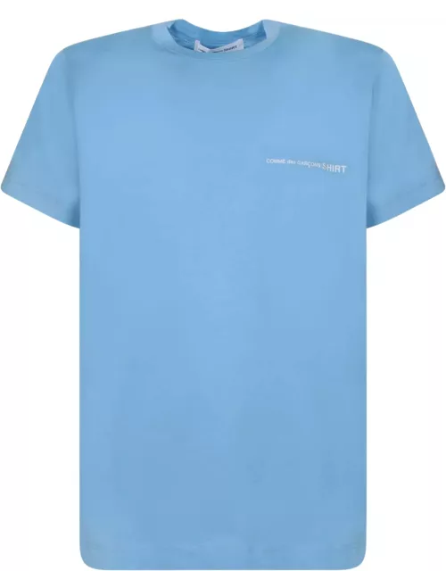 Comme des Garçons Shirt Regular Fit Light Blue T-shirt