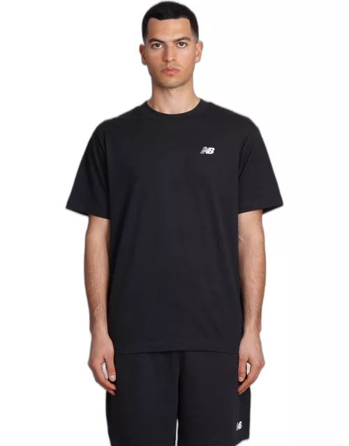 New Balance T-shirt In Black Cotton