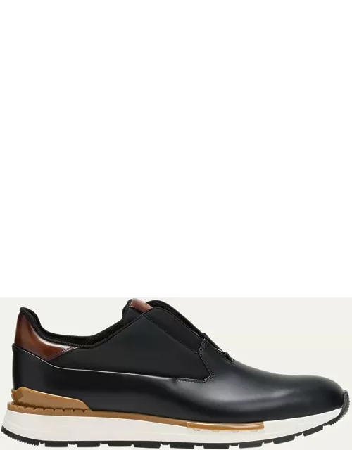 Men's Fast Track Leather Low-Top Sneaker