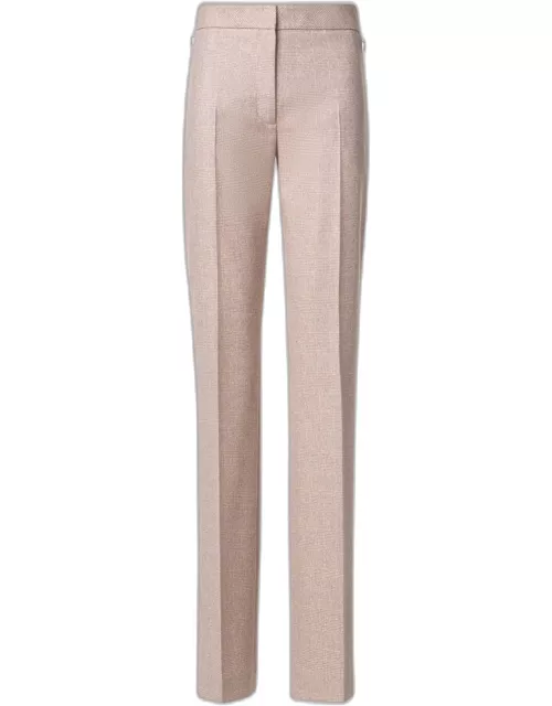 Carl Prince of Wales Skinny Leg Wool Pant