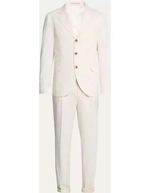 Men's Cotton-Cashmere Stretch Suit