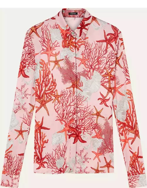 Starfish Printed Jersey Shirt