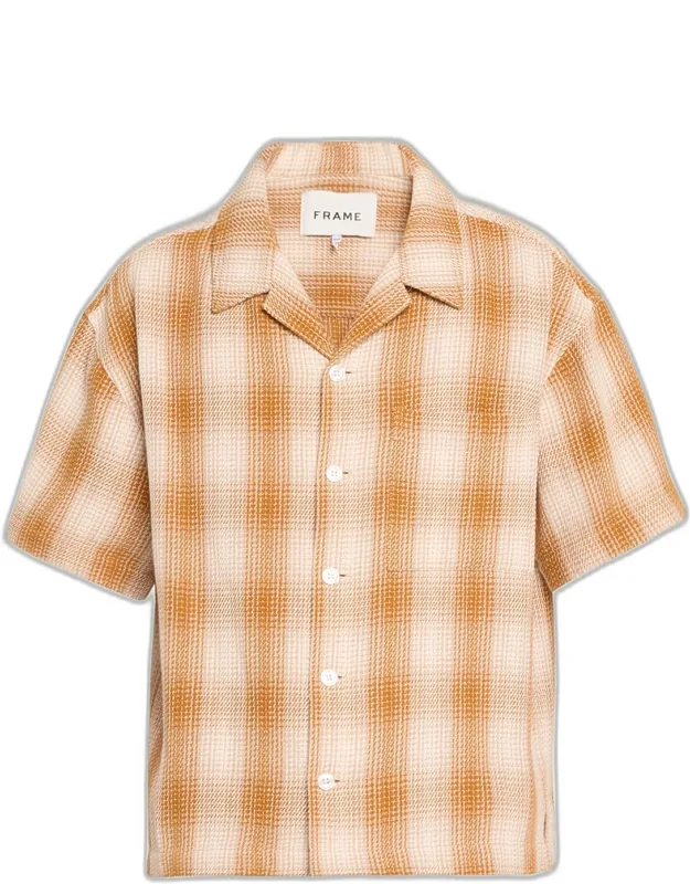 Men's Baja Plaid Camp Shirt