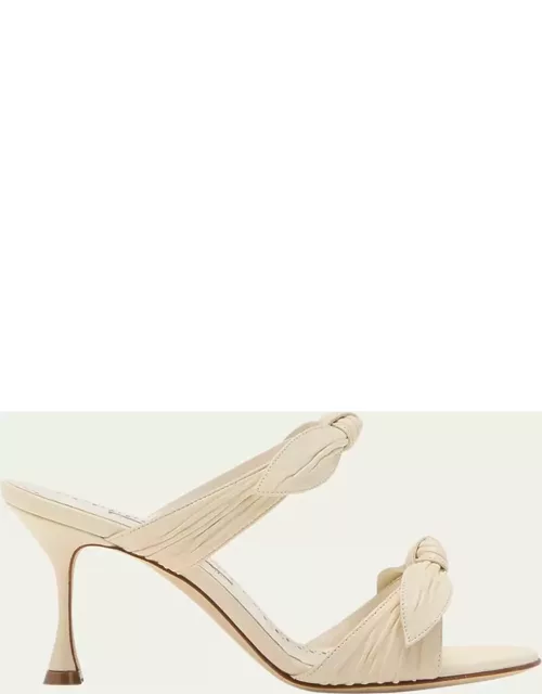 Lollo Knotted Bow Slide Sandal