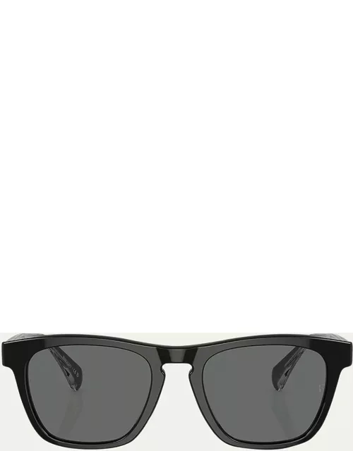 Men's R-3 Polarized Acetate Square Sunglasse