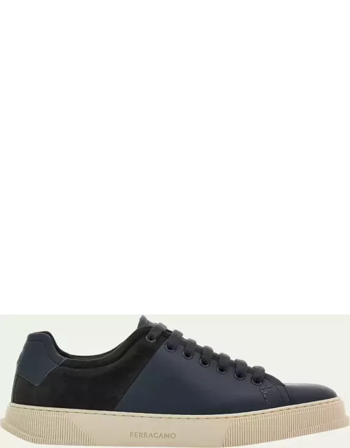 Men's Clayton 1 Low-Top Leather Sneaker