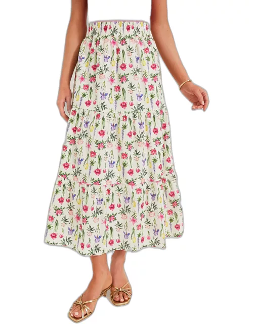Spring Blooms Evie Maxi Skirt