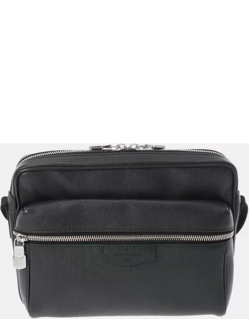 Louis Vuitton Black Taiga Leather Outdoor PM Messenger Bag
