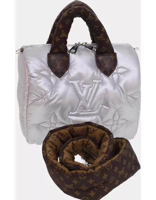 Louis Vuitton Silver Econyl Nylon 25 Speedy Bandouliere Satchel Bag