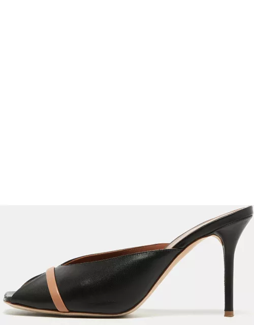 Malone Souliers Black Leather Lucia Mule