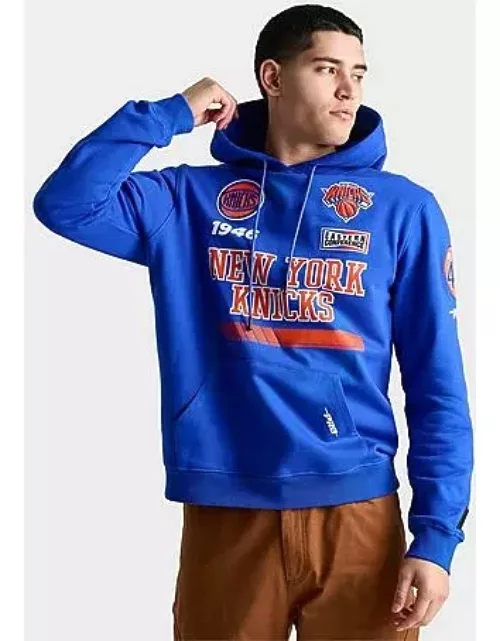 Men's Pro Standard New York Knicks NBA Fast Lane Fleece Hoodie