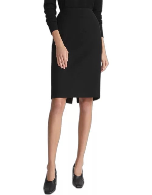 Knee-Length Pencil Skirt