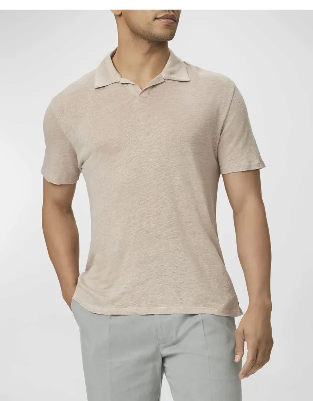 Men's Shelton Linen Polo Shirt