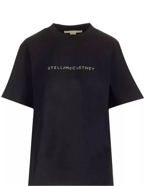 Stella McCartney Logo Printed Crewneck T-shirt