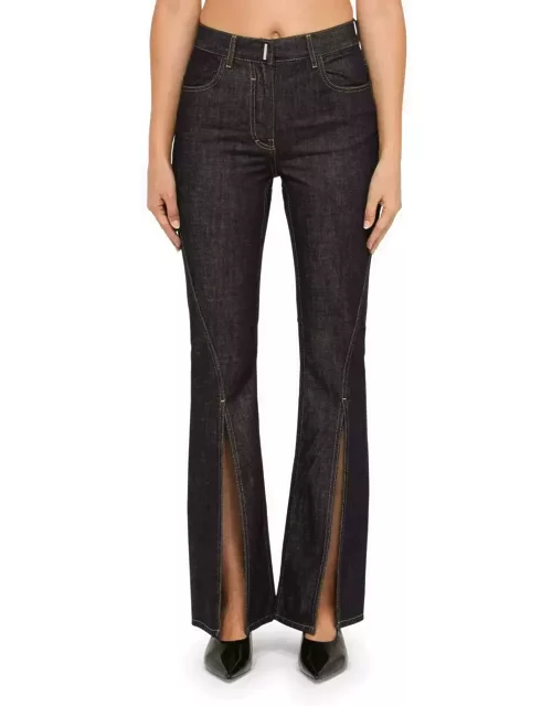 Givenchy Indigo Flared Jeans With Split
