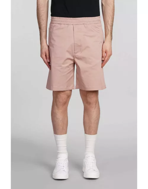 Low Brand Tokyo Zio Shorts In Rose-pink Cotton