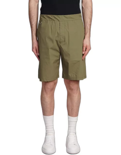 Low Brand Combo Shorts In Green Cotton
